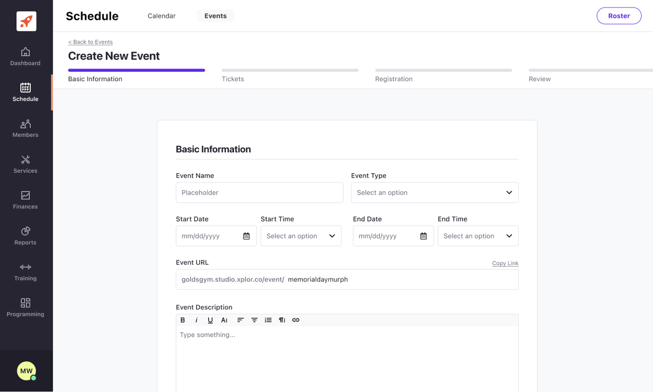 Picture of Crossfit gym management software as seen on a laptop screen